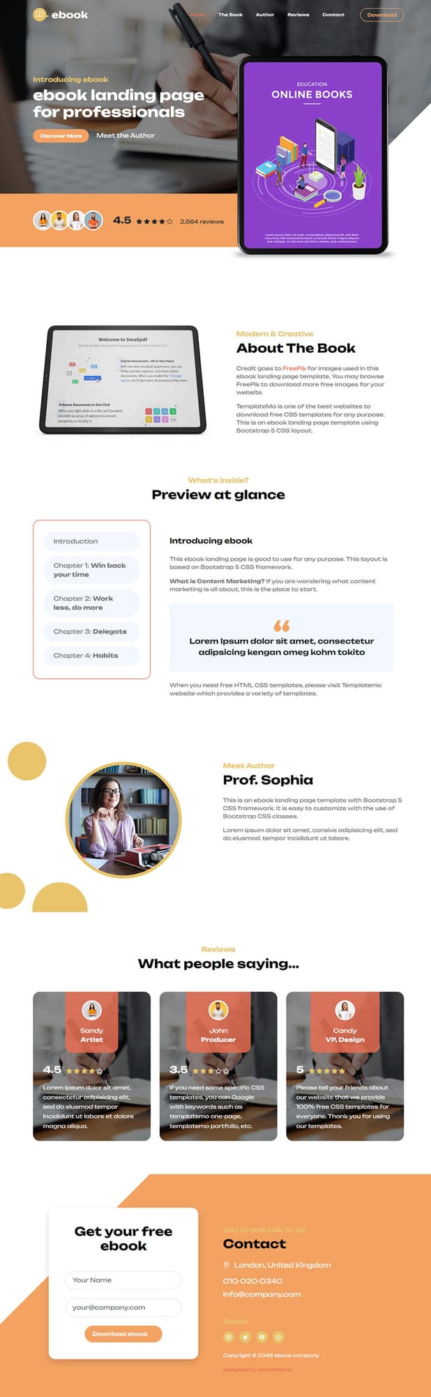 Ebook Landing oldal